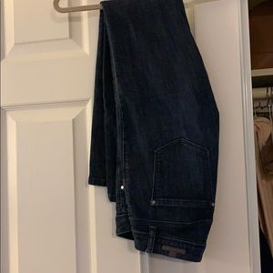 LC Lauren Conrad dark denim skinny jeans